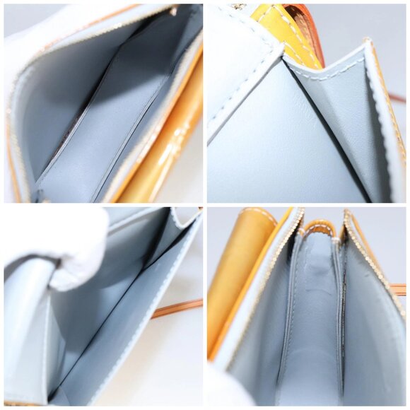 LOUIS VUITTON Monogram Vernis Motto Accessory Pouch Gris M91030 LV Auth 102106 - Picture 15 of 16